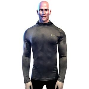 NWT men's large Under Armour ColdGear Infrared Compression hoodie 1387387-001